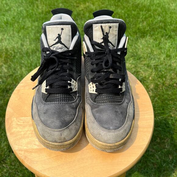 Nike Air Jordan 4 Retro Fear 2013 Men\'s Shoes - Size 9.5 - Ships Now main image 7